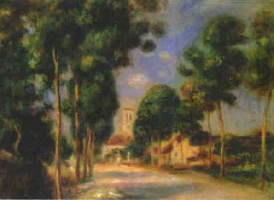 Pierre Renoir The Road To Essoyes china oil painting image